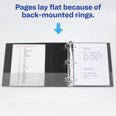 Avery Heavy-Duty View 3 Ring Binder, 3 Inch One Touch Slant Rings, 3.5